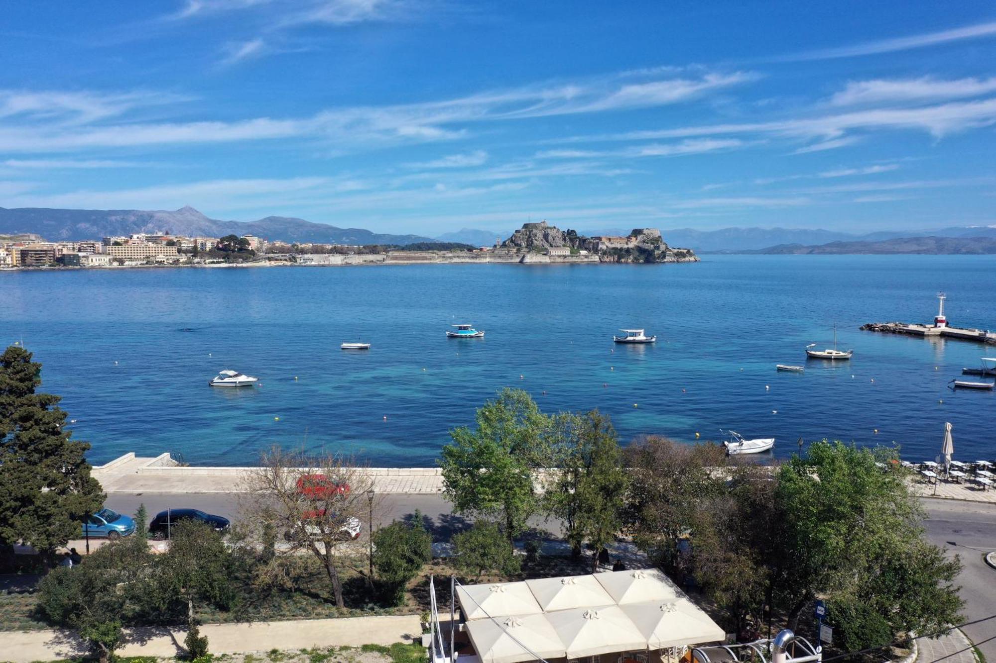 Anemomilos Sea View Penthouse Corfu  Exterior foto